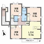 オレンジホップ C棟の間取り画像