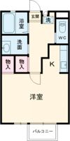 コーポカメリアの間取り画像