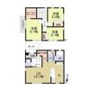 越谷市蒲生東町貸家の間取り画像