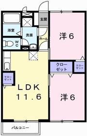 メゾンエスポワールの間取り画像