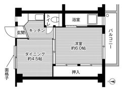 ビレッジハウス藤田2号棟の間取り画像