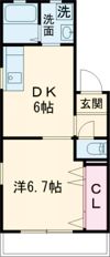 サラーム東脇の間取り画像