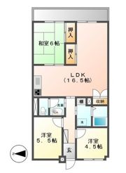 アサヒパレス庄内の間取り画像