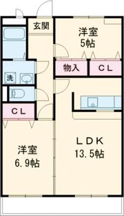 JCKビルの間取り画像