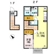 Dーroom中里の間取り画像