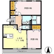 エルドラード清水の間取り画像