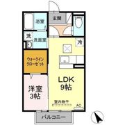楽園 Bの間取り画像