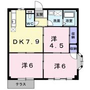 プレジデントハイツ近藤（A）の間取り画像