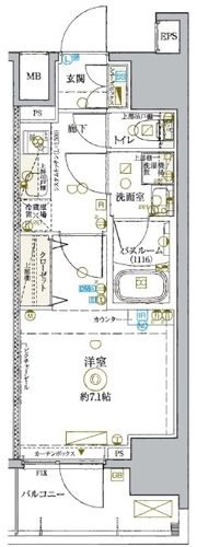 KDXレジデンス池袋ウエストの間取り画像