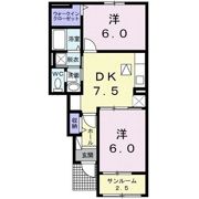 ソレイユ オオサキ Ⅱの間取り画像
