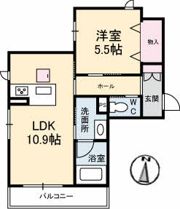 シャーメゾンREGALOの間取り画像