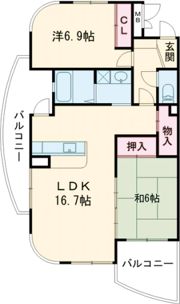 CREAMの間取り画像