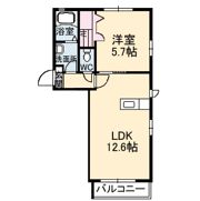 ラ・パルテール関 参番館の間取り画像