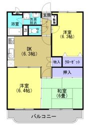 フルールmの間取り画像
