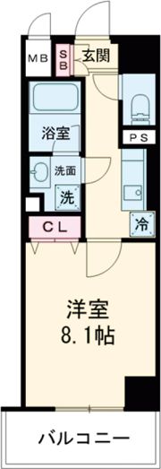 ボンニー元町の間取り画像
