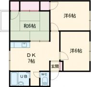 ハイム香龍Dの間取り画像
