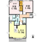 サブリナガーデン東根の間取り画像