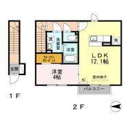 ドゥ プラージュの間取り画像