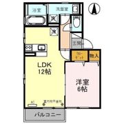 リビングタウン上荒屋 Dの間取り画像
