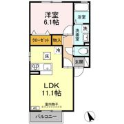 フルール Mの間取り画像