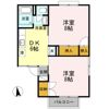 セジュールあがた Bの間取り画像
