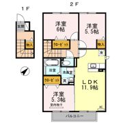 ルミエール A棟の間取り画像