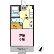 TOWNY AKEBONO Bの間取り画像