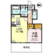 メゾンポワール大和八木の間取り画像