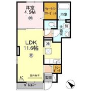 アゼリア福吉の間取り画像