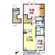 クレスト新地の間取り画像