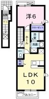 ハピネスプラージュの間取り画像
