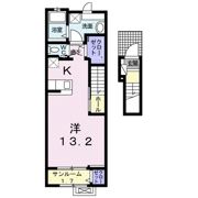 エバーグリーン若林の間取り画像