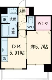 ジュネス合川の間取り画像