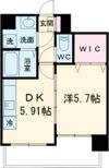 ジュネス合川の間取り画像