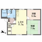 イクシード江口の間取り画像