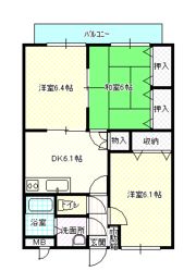 パレス真帆の間取り画像