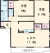 サンコスモの間取り画像
