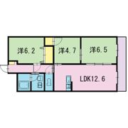 グランドゥール稲川の間取り画像