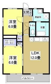 Dimple広沢の間取り画像