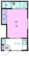 タチバナ荘第一の間取り画像