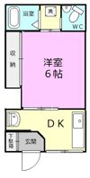 タチバナ荘第一の間取り画像