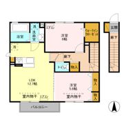 メゾン・フルール Bの間取り画像