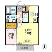 フィオーレ吉田の間取り画像