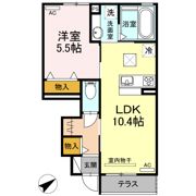 クレール水神 B棟の間取り画像