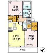 D-room香住ヶ丘Ⅱの間取り画像