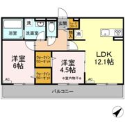 D-room香住ヶ丘Ⅱの間取り画像