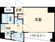 ラナップスクエア 神戸県庁前の間取り画像