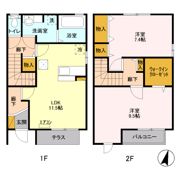 シャテーニュ Cの間取り画像
