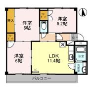 ラフォーレ龍野 Ⅱ棟の間取り画像