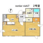 rentier nishi 17(ランティエ西17)の間取り画像